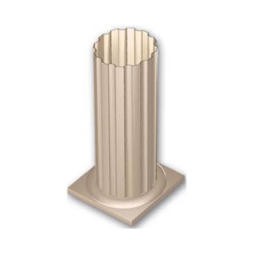 Round Fluted Metal Column Wraps